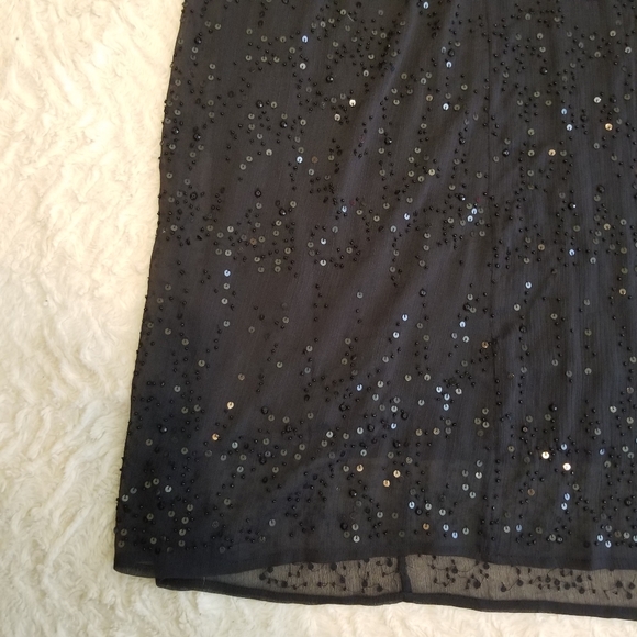 Soft Surroundings Black Beaded Plus Size Maxi Skirt 3X - Picture 3 of 16
